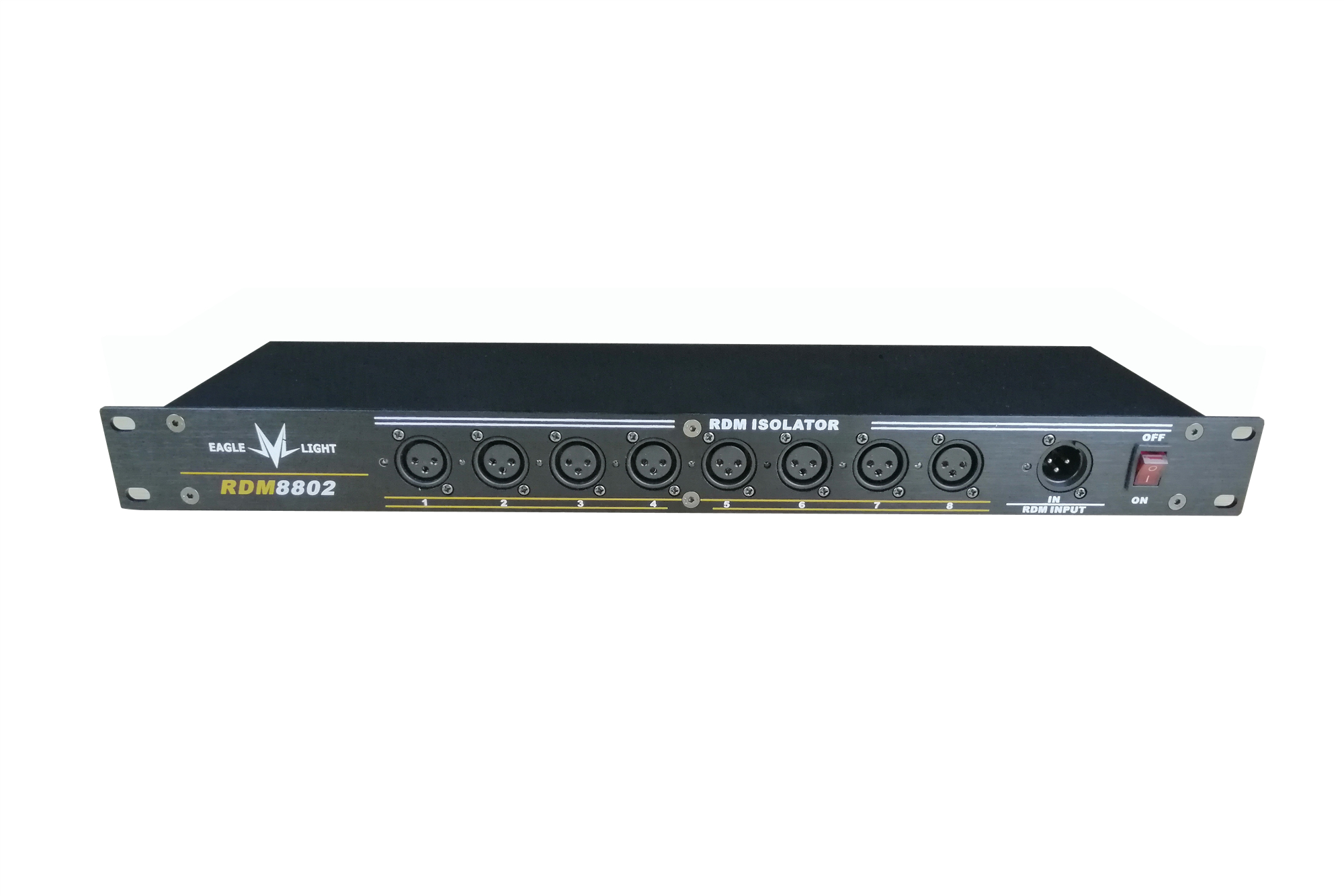 RDM8802  8路RDM信號放大器/分配器  RDM Splitter 8CH